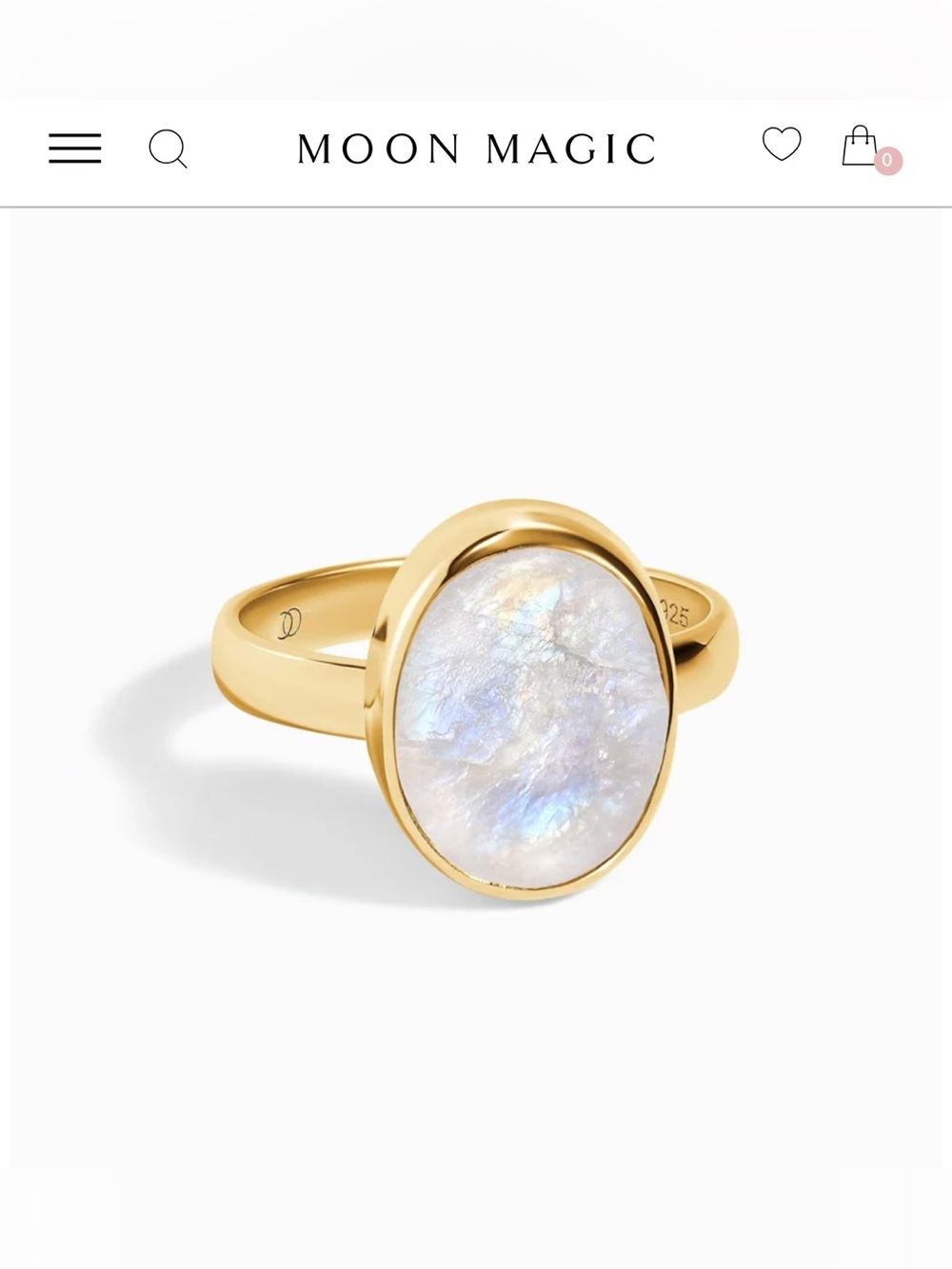 Moon Magic - Moonstone Ring: Enfolded